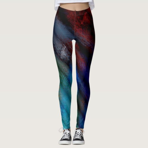 Abstract Color Art 43 Leggings