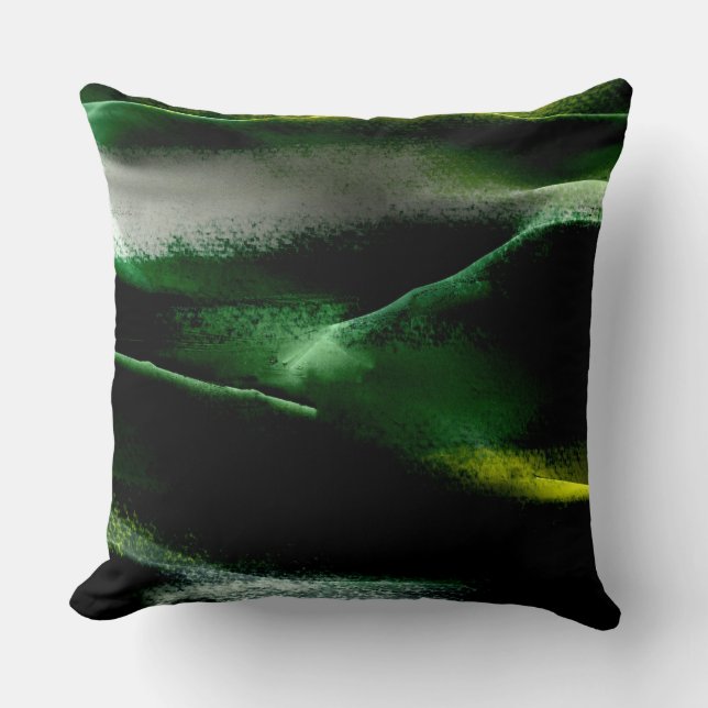 Abstract Color Art #47 Throw Pillow (Front)