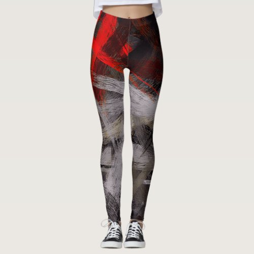 Abstract Color Art 4 Leggings