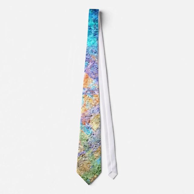 Abstract Color Art #57 Neck Tie (Front)