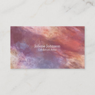 Abstract Color Business Card