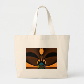 Abstract Color Contrast Art Print Large Tote Bag