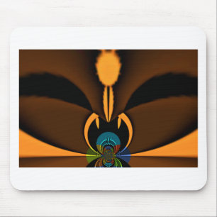 Abstract Color Contrast Art Print Mouse Pad