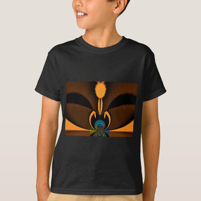 Abstract Color Contrast Art Print T-Shirt (Front)