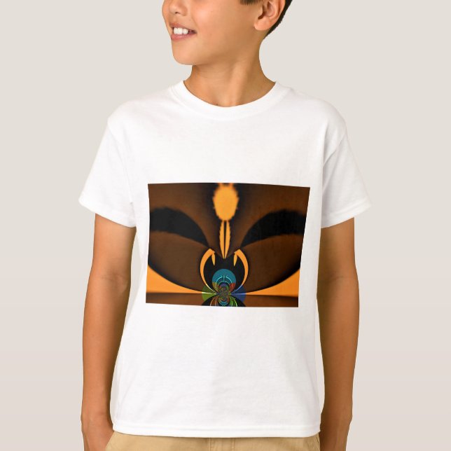 Abstract Color Contrast Art Print T-Shirt (Front)