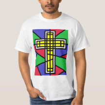 Abstract Color Cross Design