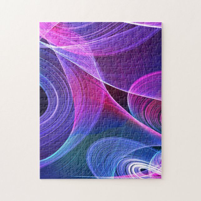 Abstract Color Custom Jigsaw Puzzle (Vertical)