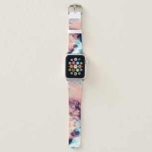 Abstract color dynamic background with lighting ef apple watch band