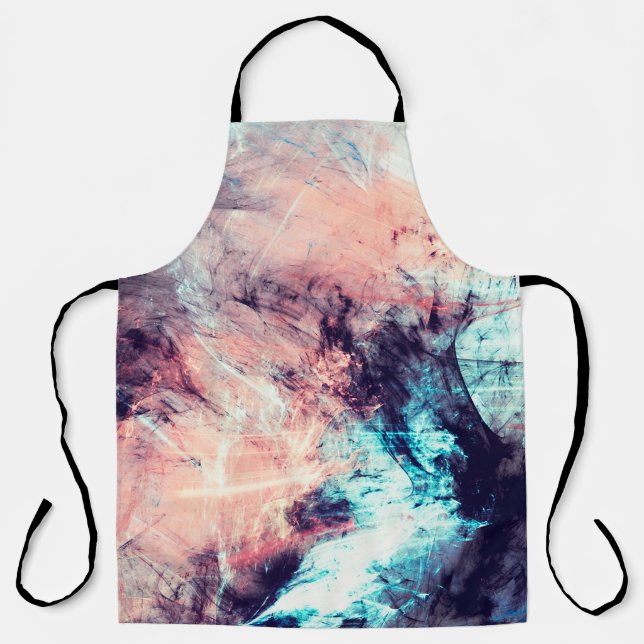 Abstract color dynamic background with lighting ef apron (Front)