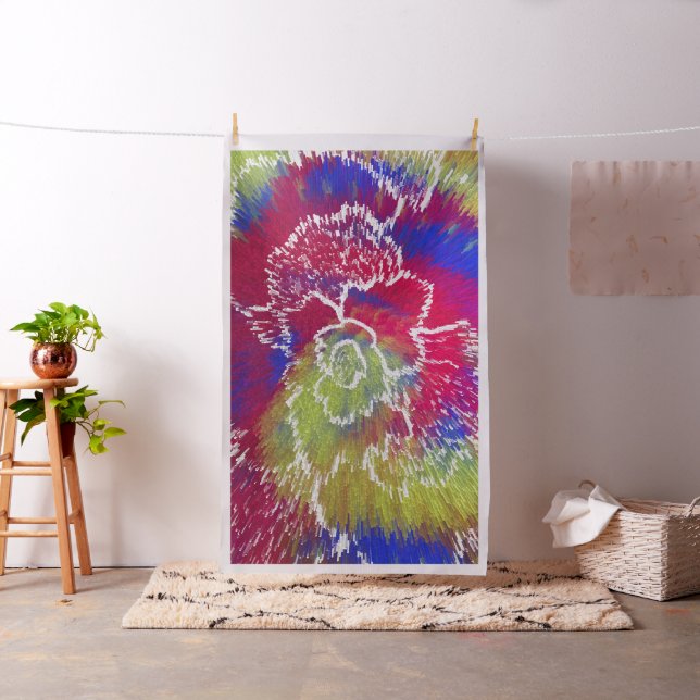 Abstract Color Explosion Wall Art 🌈 Fabric (In Situ)