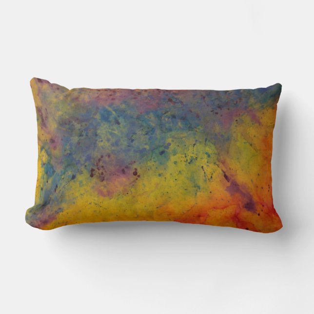 abstract color field pillow (Front)