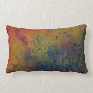 abstract color field pillow