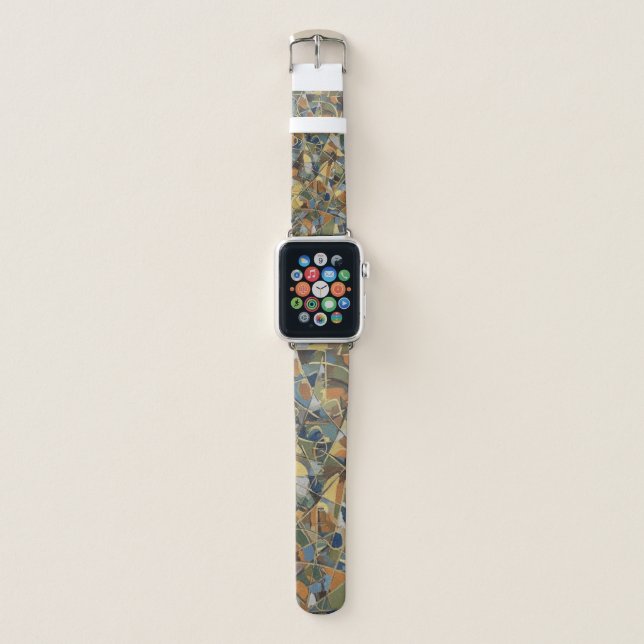 Abstract Color Flow Apple Watch Band (Front)