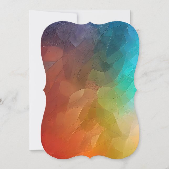 Abstract Color flow in shapes (Front)