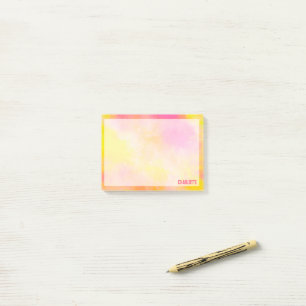Abstract Color Gradient Luminous Joy Post-it Notes