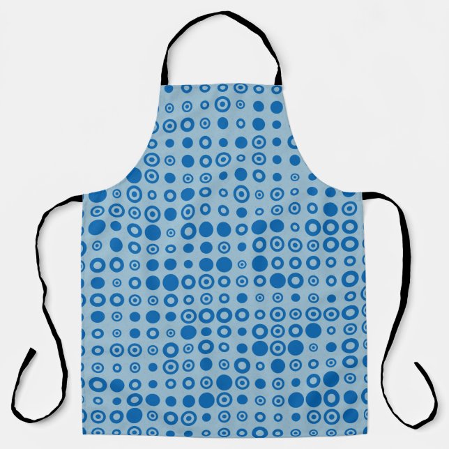 Abstract Color Halftone Dots generative art backgr Apron (Front)
