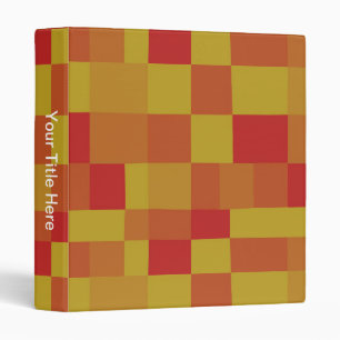 Abstract Color Patchwork Pattern 280913 Binder