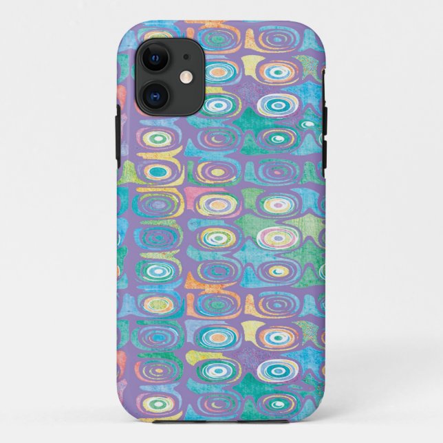 Abstract Color Pattern 1 Case-Mate iPhone Case (Back)