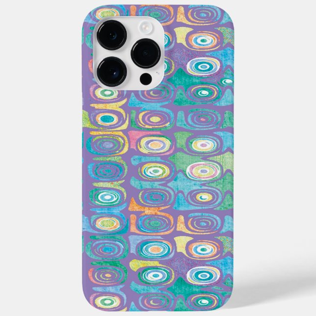 Abstract Color Pattern 1 Case-Mate iPhone Case (Back)
