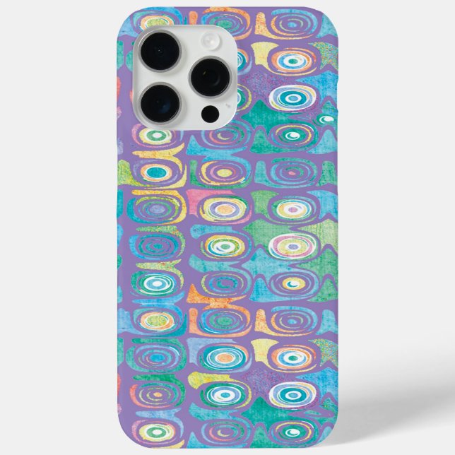 Abstract Color Pattern 1 Case-Mate iPhone Case (Back)