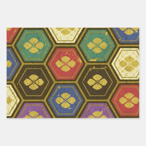 Abstract Color Pattern 1 Wrapping Paper Sheets