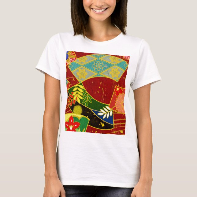 Abstract Color Pattern 4 T-Shirt (Front)