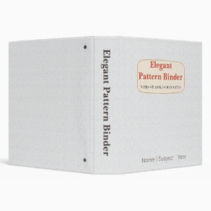 Abstract Color Pattern Binder   Aesthetic Planner