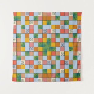 Abstract color seamless pattern tapestry