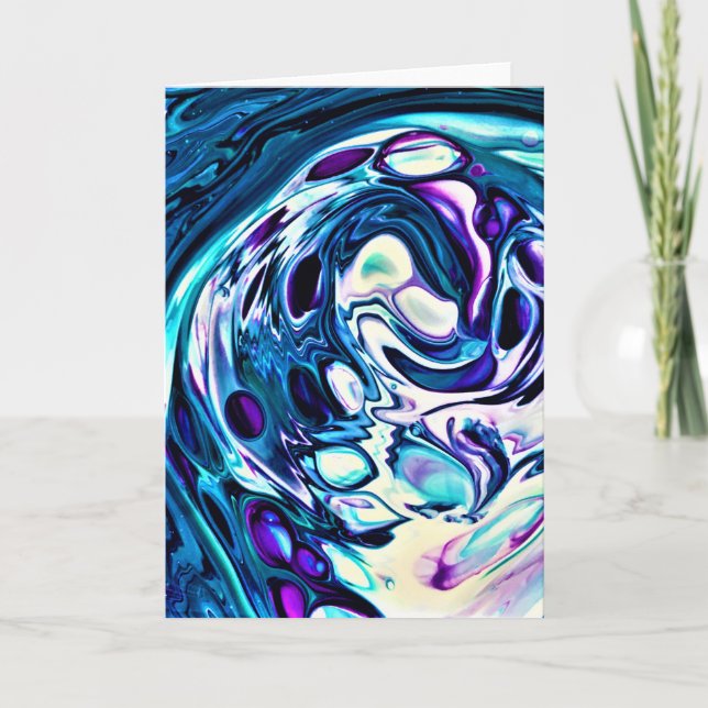 Abstract Color Study 100, card (Front)