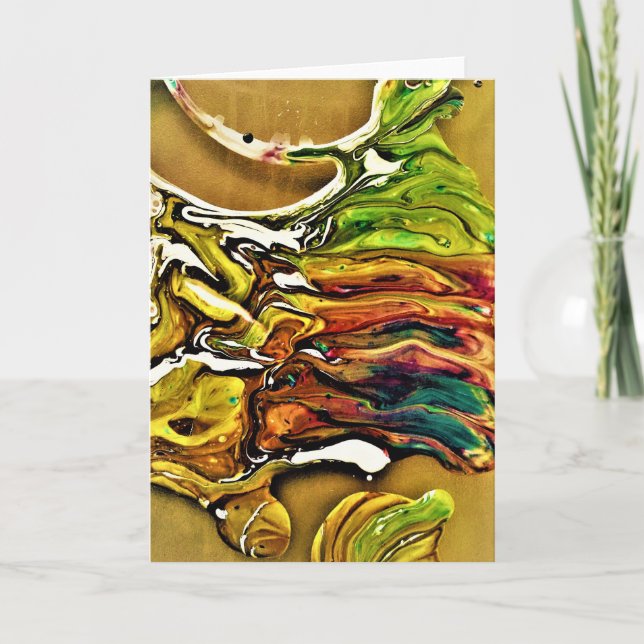 Abstract Color Study 10, card (Front)