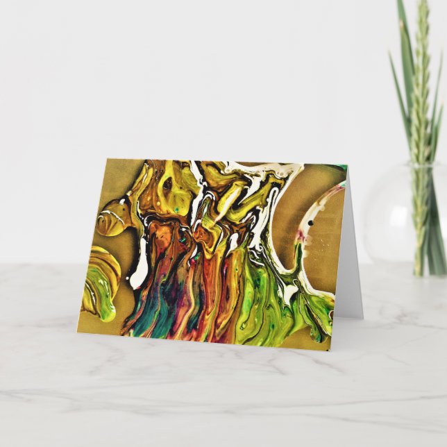 Abstract Color Study 10, card (Front)