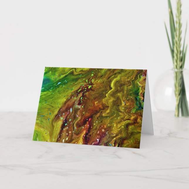 Abstract Color Study 11, card (Front)