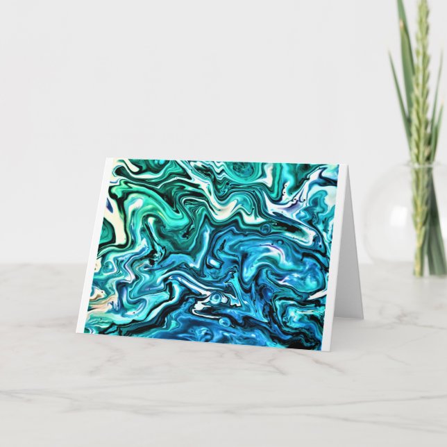 Abstract Color Study 123, Card (Front)