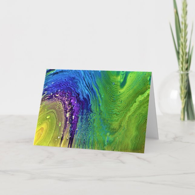 Abstract Color Study 12, card (Front)
