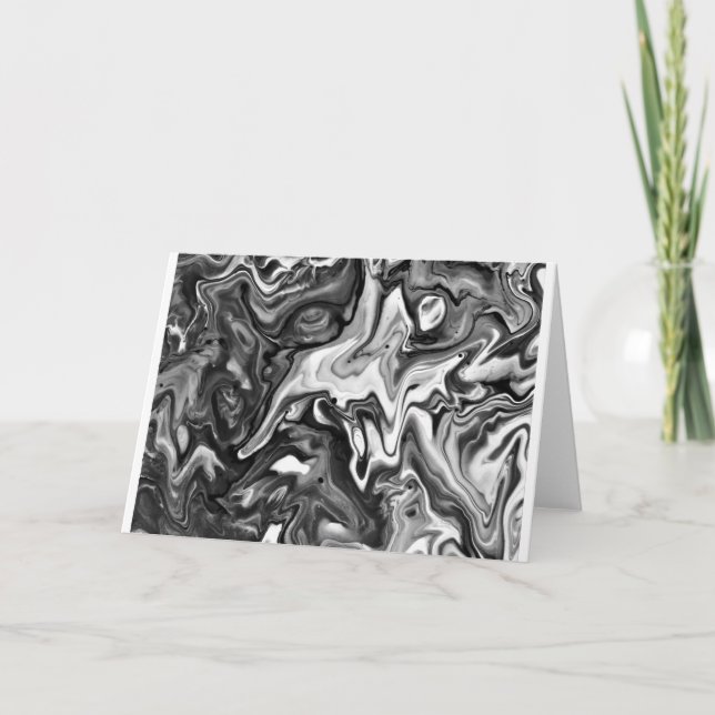 Abstract Color Study 132 / Noir, Card (Front)