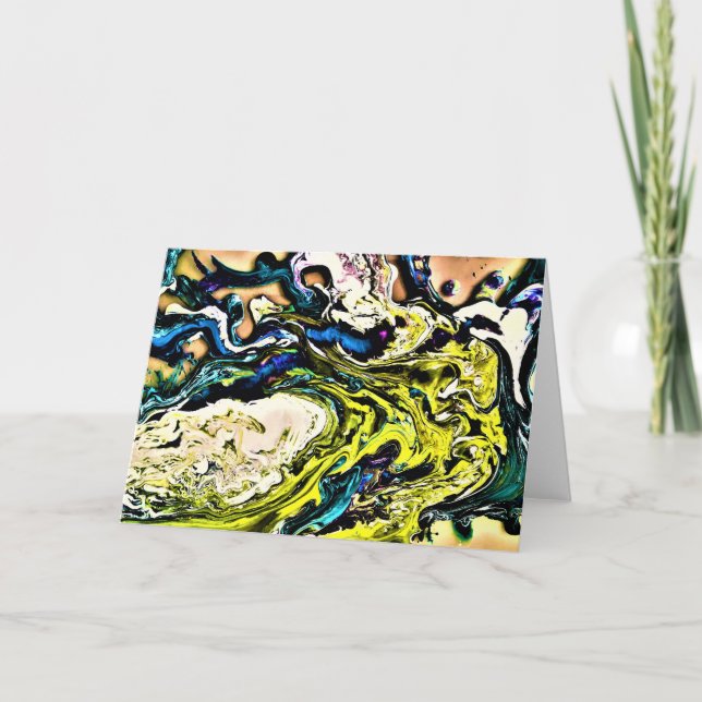 Abstract Color Study 13, card (Front)