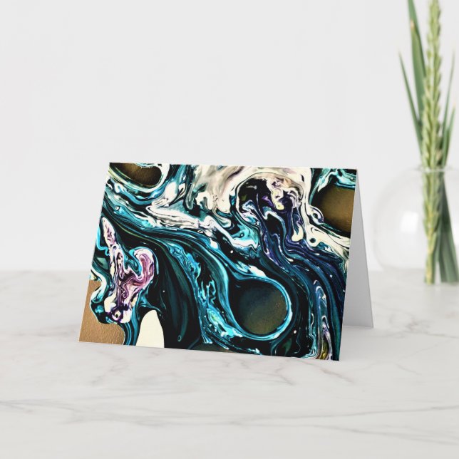 Abstract Color Study 14, card (Front)