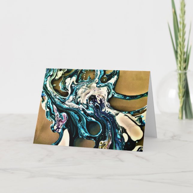 Abstract Color Study 14, card (Front)