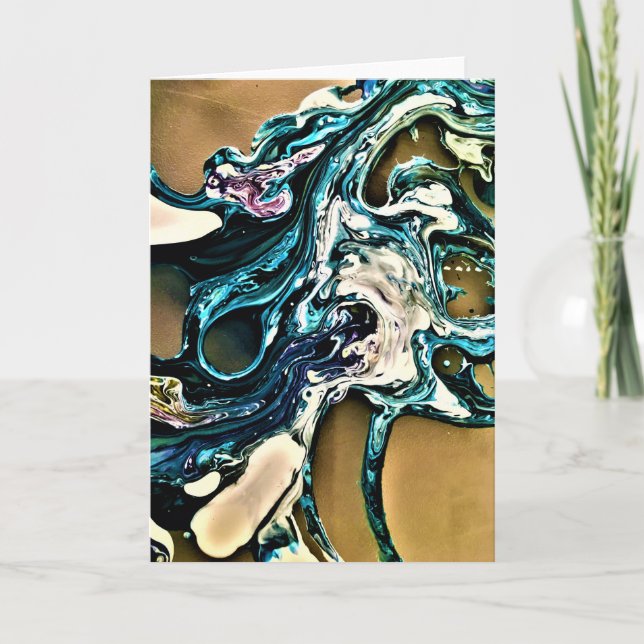 Abstract Color Study 14, card (Front)