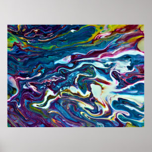 Abstract Color Study 151, Poster
