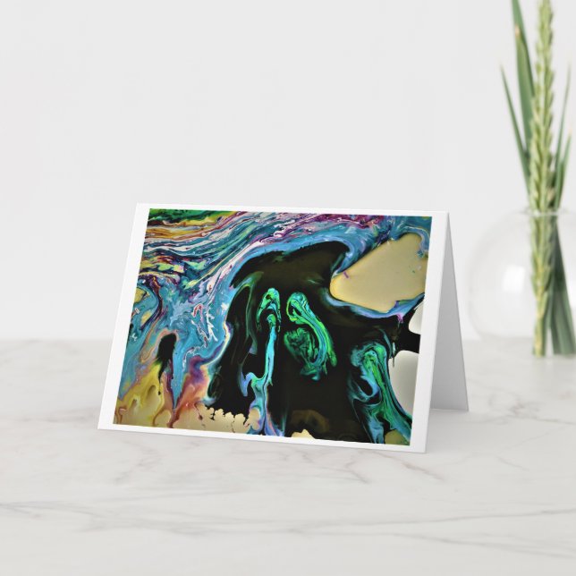 Abstract Color Study 166, card (Front)