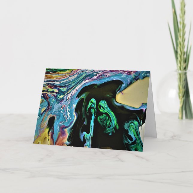 Abstract Color Study 166, card (Front)