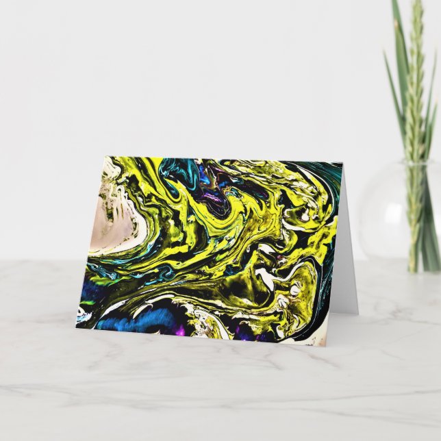 Abstract Color Study 16, card (Front)