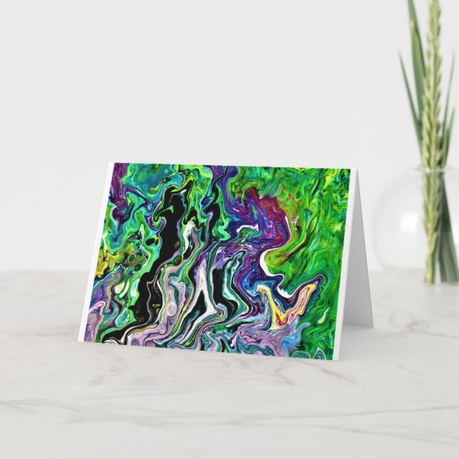 Abstract Color Study 173 Card (Front)