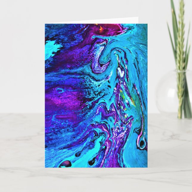 Abstract Color Study 17, card (Front)