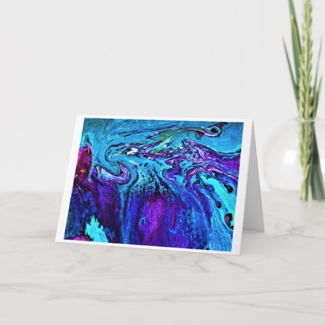 Abstract Color Study 17, card (Front)