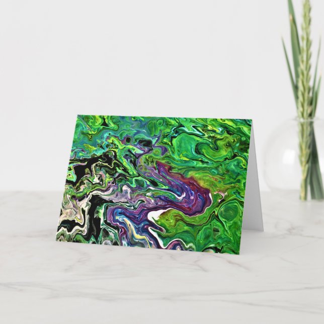 Abstract Color Study 180, card (Front)