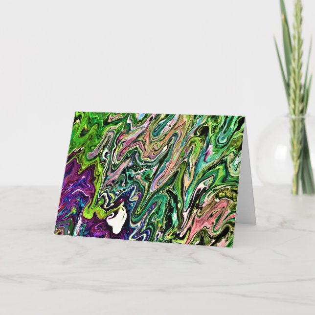 Abstract Color Study 184, card (Front)