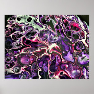 Abstract Color Study 189, Poster