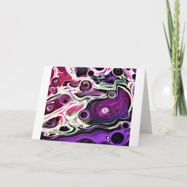 Abstract Color Study 196 Card (Front)